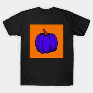 Blue pumpkin pop art T-Shirt